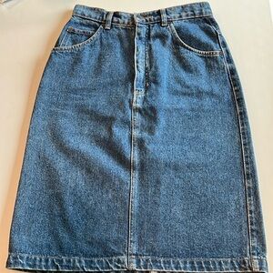 Gap - vintage, 12, mid wash denim skirt